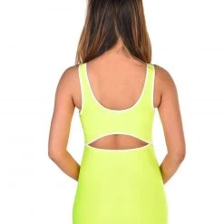 Cherry Mellow, Inc. Dresses & Sets Neon Nights Mesh Cut Out Mini Dress