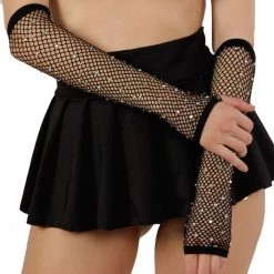 Leg Avenue Edgy Glam Rhinestone Fishnet Arm Sleeves