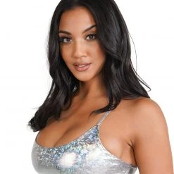 Hot & Delicious Black Bead Nova Babe Two Piece Holo Set