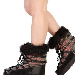 Cape Robin Cosmic Dancer Fur Cuffed Boots Shoes
