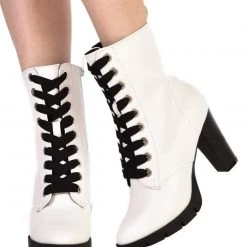 Joia Shoes 2 Heeled Combat Boots