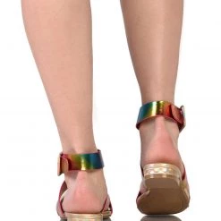 J.P. Original Corp Rainbow Day Holographic Sandals Shoes