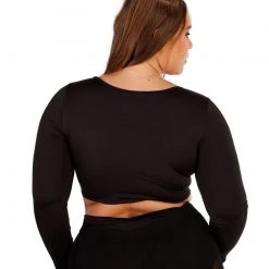 Day G Always Sleek Underboob Long Sleeve Top