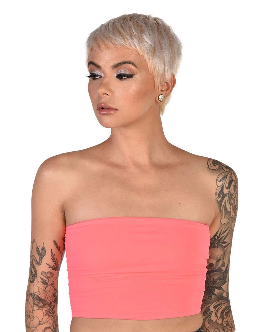 Tresser Tops Bare Neon Tube Top