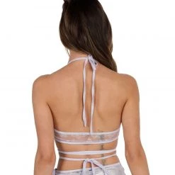 OhYes Butterfly Sparkle Wrap Around Top