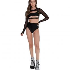 OhYes Clothing Girl Code Ultra Cropped Long Sleeve