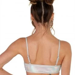 Dippin Daisies Holo Heaven Wrap Around Crop Top