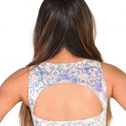 J. Valentine Enchanted Velvet Sequin Crop Top