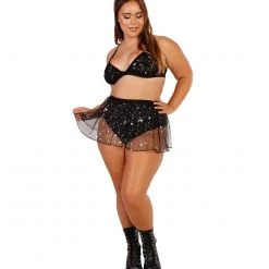 OhYes Clothing Starlight Lover Mesh Bikini Top