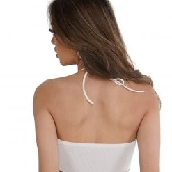 Charming Bunny Y2K Realness Asymmetrical Tube Top Tops