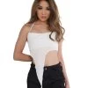 Charming Bunny Y2K Realness Asymmetrical Tube Top Tops
