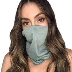 INTO THE AM Masks & Bandanas Coin Grey Seamless Mask Bandana