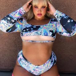 Day G Liquid Tripp Underboob Long Sleeve